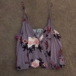 Charlotte ruse crop top flower pattern
